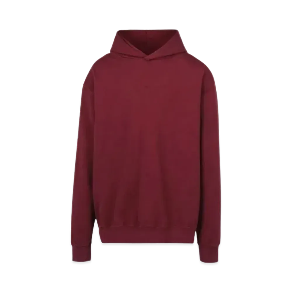 Maison Margiela Logo Hooded Sweatshirt "Bordeaux"