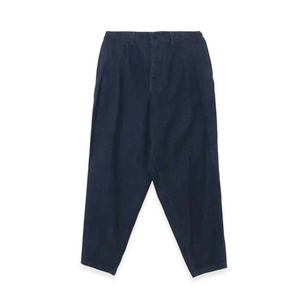 Yohji Yamamoto POUR HOMME Sp 12OZ Denim Pants With Zipper Pocket "Blue"