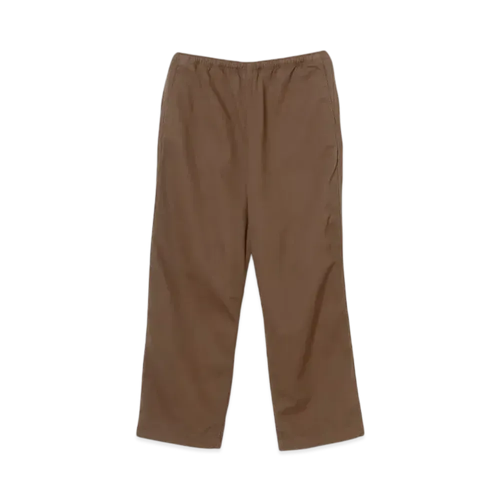 BEAMS Basic Twill Easy Pants "Brown"