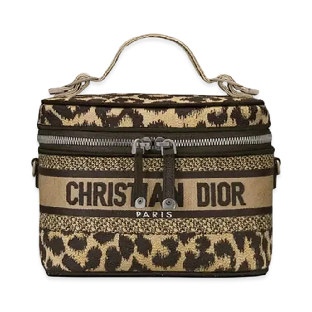 Dior Small Diortravel Vanity Case "Beige"