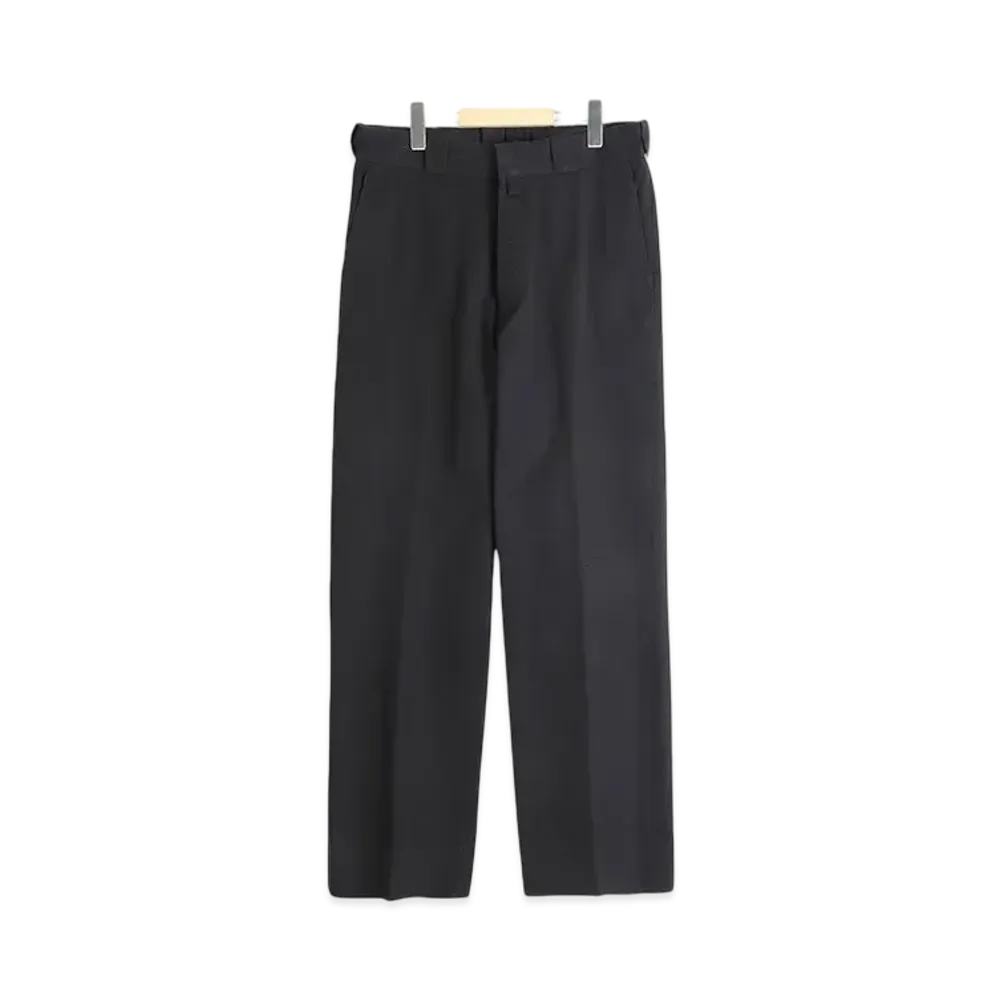 COMOLI Postwork Twill Pants "Black"