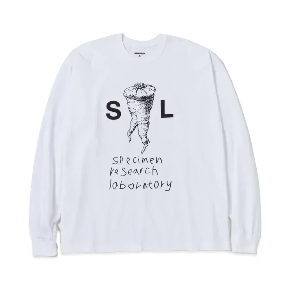 NEIGHBORHOOD SRL . Tee LS-2 "White"