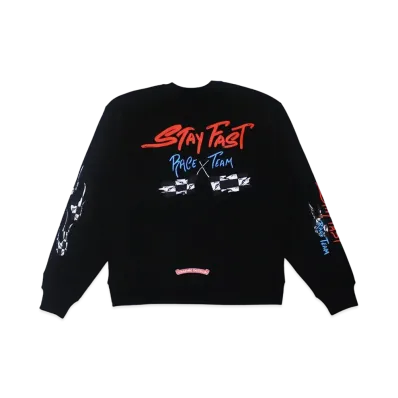 Chrome Hearts Matty Boy PPO Stay Fast Race Team Sweatshirts "Black"