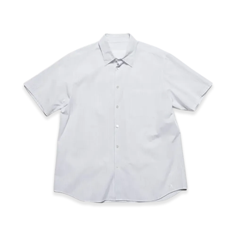 SOPHNET. Voile Washer Regular-Fit S/S Shirt "White"