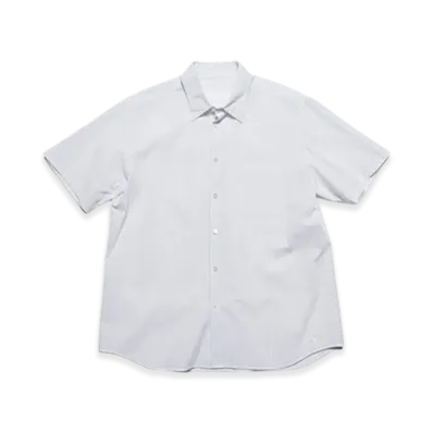 SOPHNET. Voile Washer Regular-Fit S/S Shirt "White"