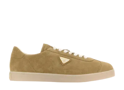 PRADA Beige Suede Sneakers "Beige"