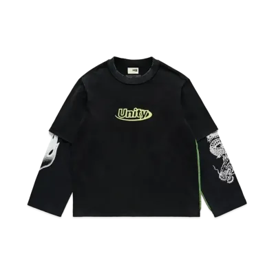 HERON PRESTON x H&M H2 Double Layer T-Shirt "Black"