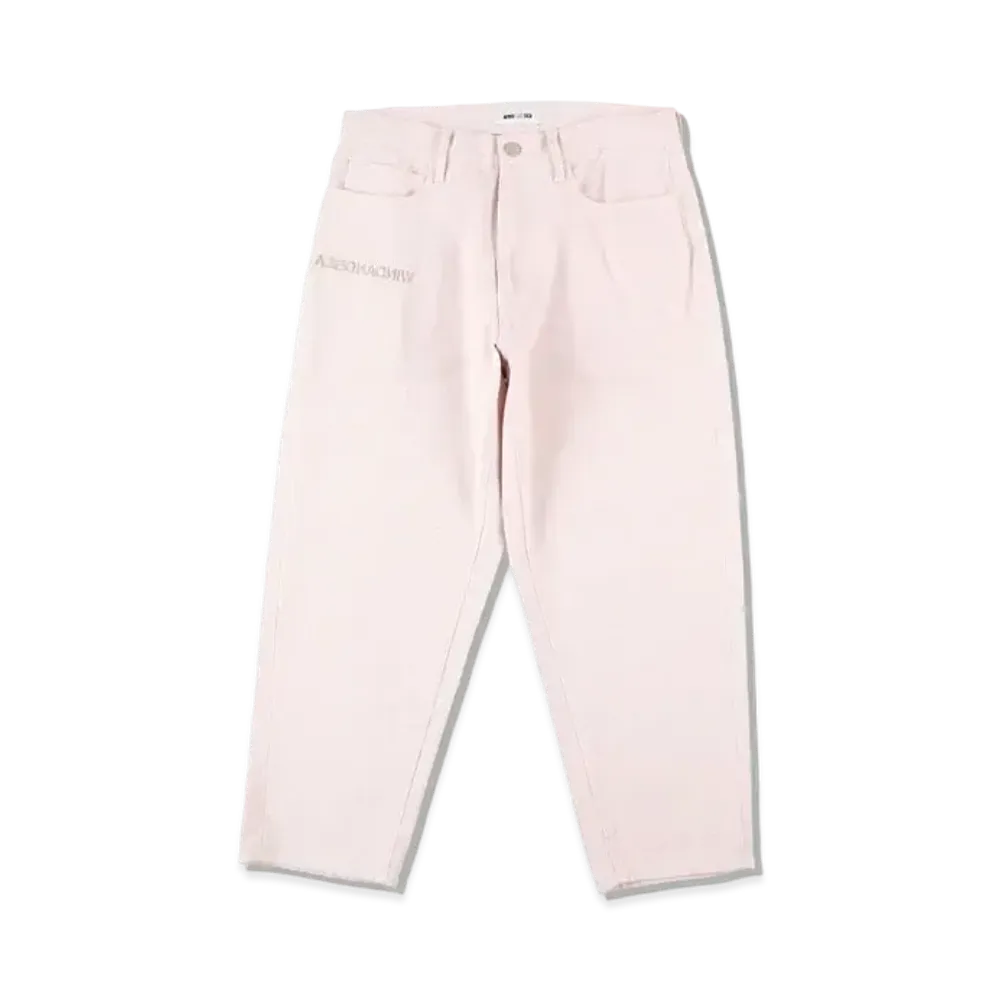 WIND AND SEA WDS A32(INVERT) MID RISE WIDE TAPERED JEANS "Cherry"