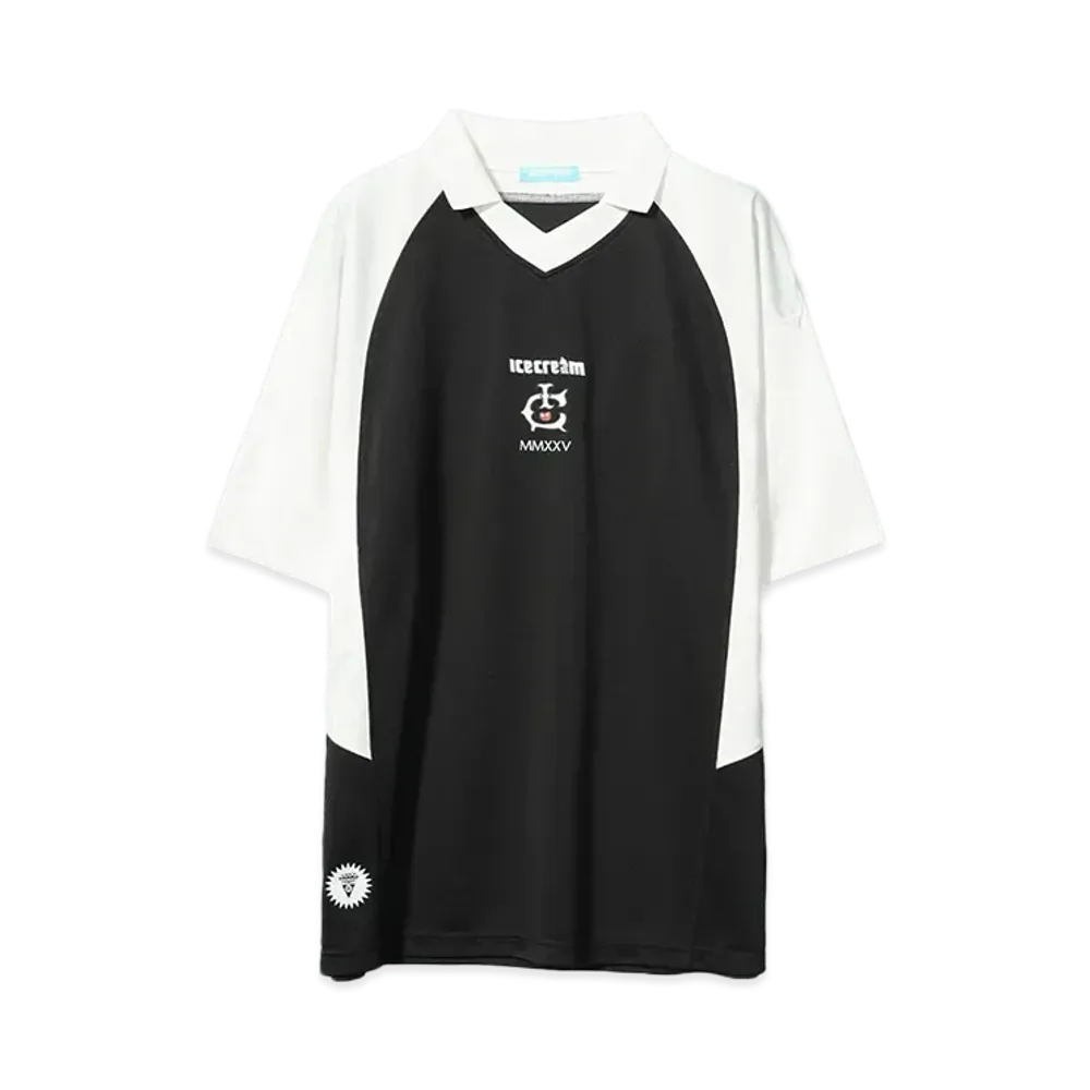 ICECREAM FOOTBALL SS SHIRT "BLACK"