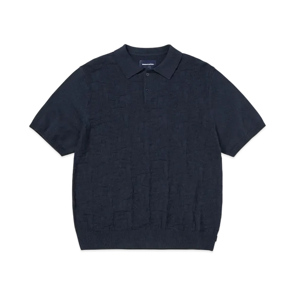 thisisneverthat Stacked TNT S/S Knit Polo "Navy"