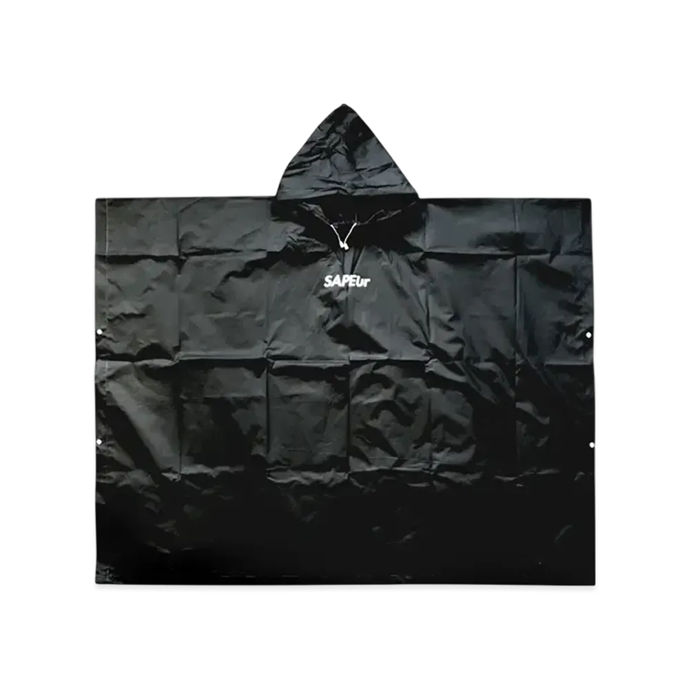 SAPEur Rain Poncho "Black"