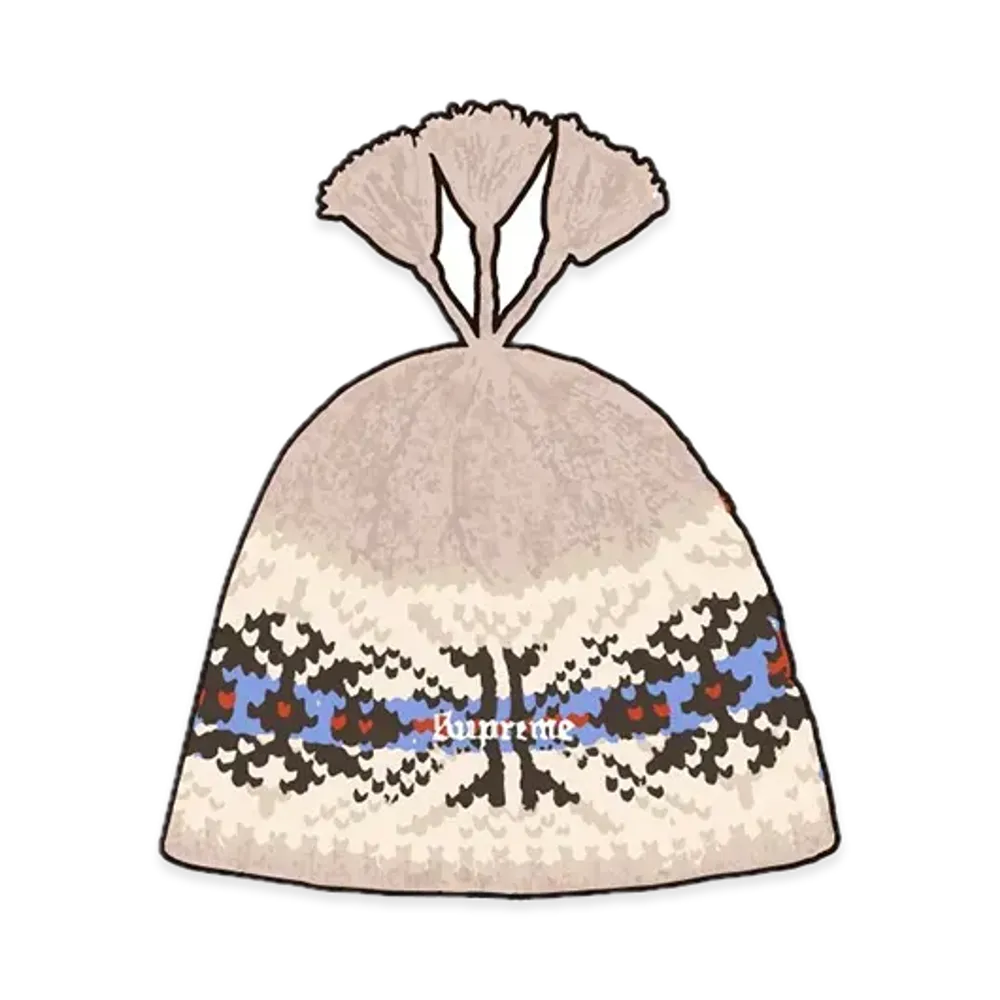 Supreme Tassel Beanie "Tan"