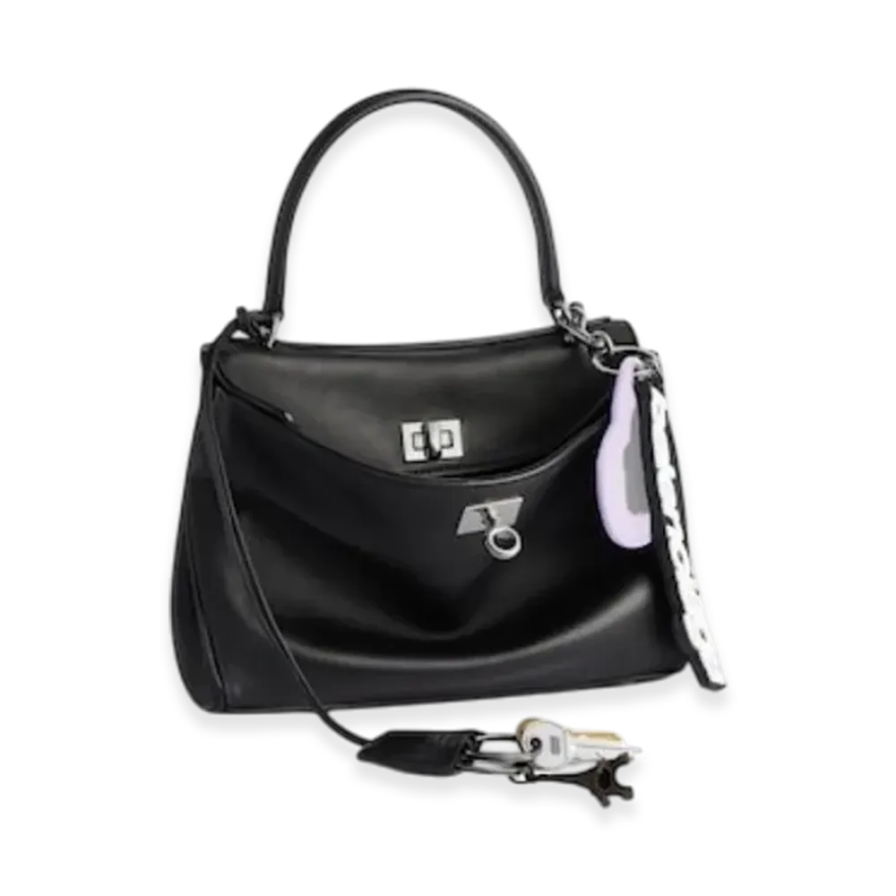 BALENCIAGA Rodeo Mini Handbag With Charm "Black"