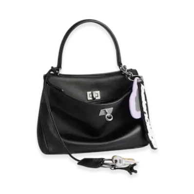 BALENCIAGA Rodeo Mini Handbag With Charm "Black"