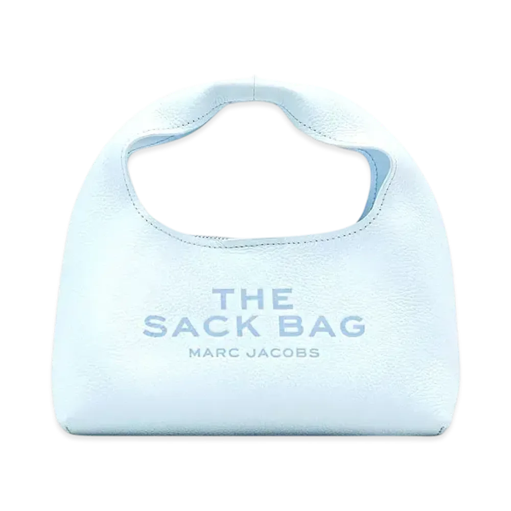 Marc Jacobs The Leather Sack Bag Mini "Cloud Blue"