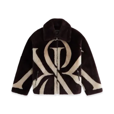 Kith Women Waylon II Shearling Crest Jacket "Incognito"