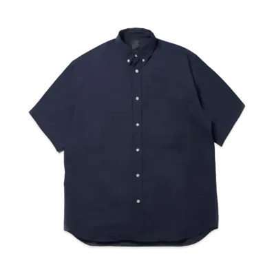 DAIWA PIER39 Tech Button Down Shirts S/S OX "Navy"