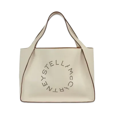 STELLA McCARTNEY Stella Logo Tote Bag "Pure White"