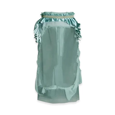 Maison Margiela Women's Decortique Midi Skirt "Green"