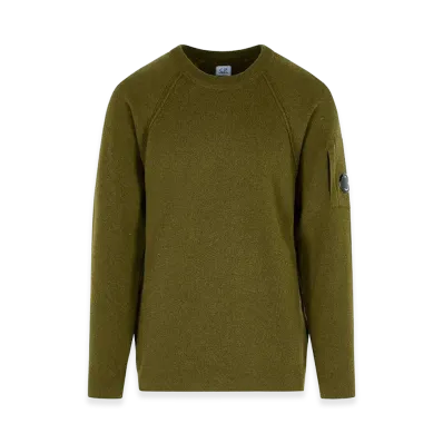 C.P. Company Grs Wool Blend Sweatshirt "Green"