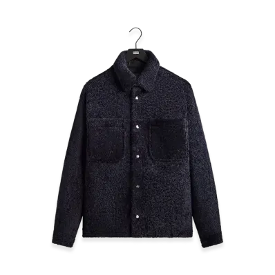 Kith Shearling Ace Shirt Jacket "Ink"