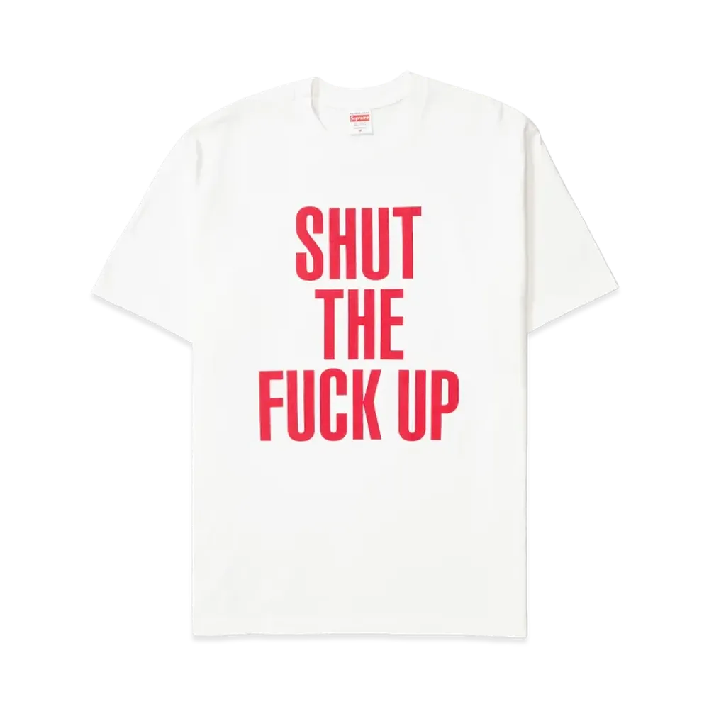 Supreme x Number (N)ine Shut Up Tee "White"