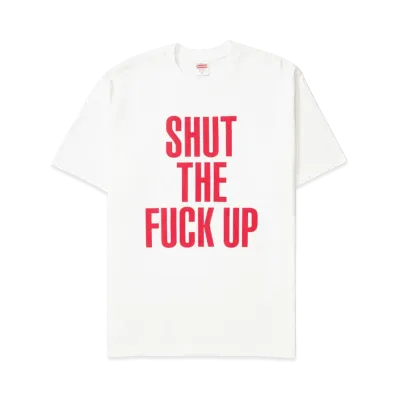 Supreme x Number (N)ine Shut Up Tee "White"