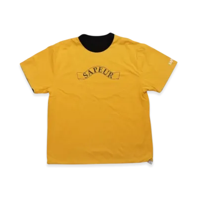 SAPEur Reversible Tee S/S Tee "Black/Yellow"