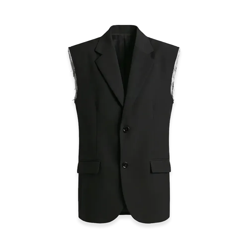 Maison Margiela Deconstructed Blazer-Waistcoat / Gilet "Black"