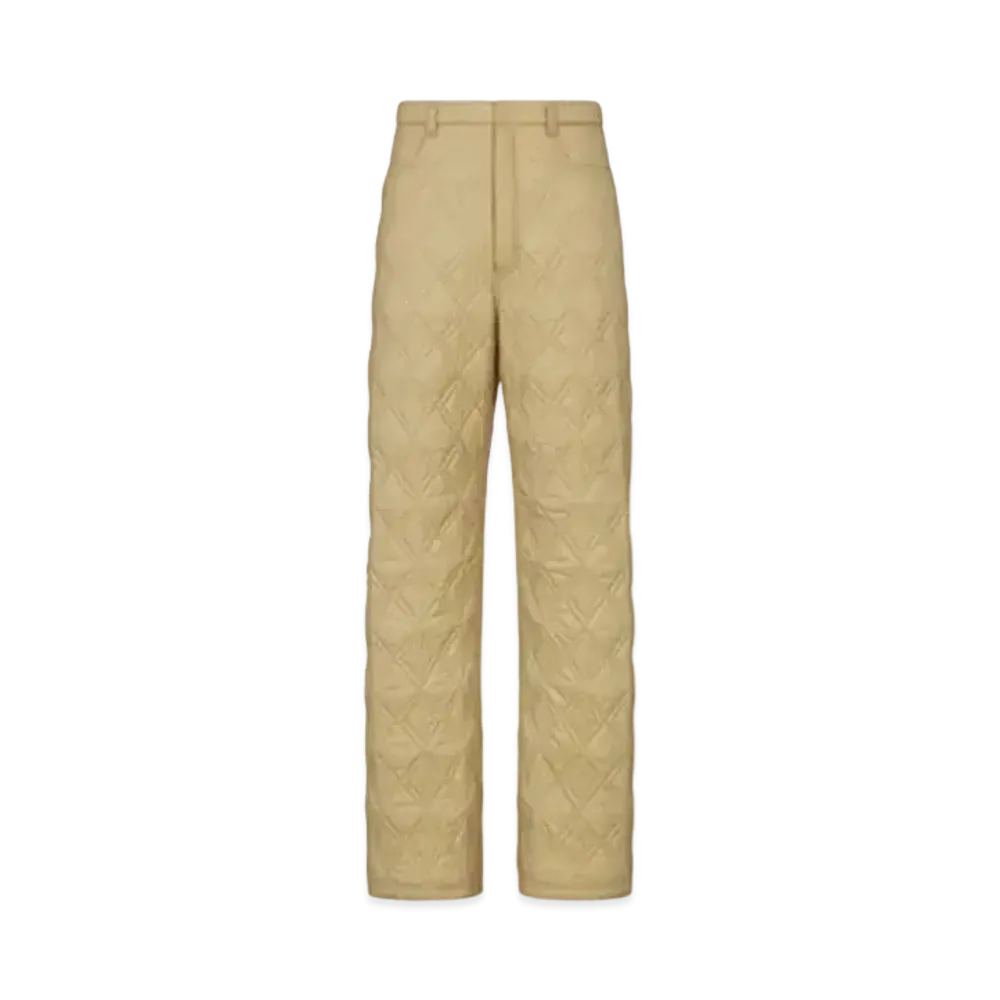 Dior Peter Doig CD Diamond Ski Pants Technical Satin "Beige"