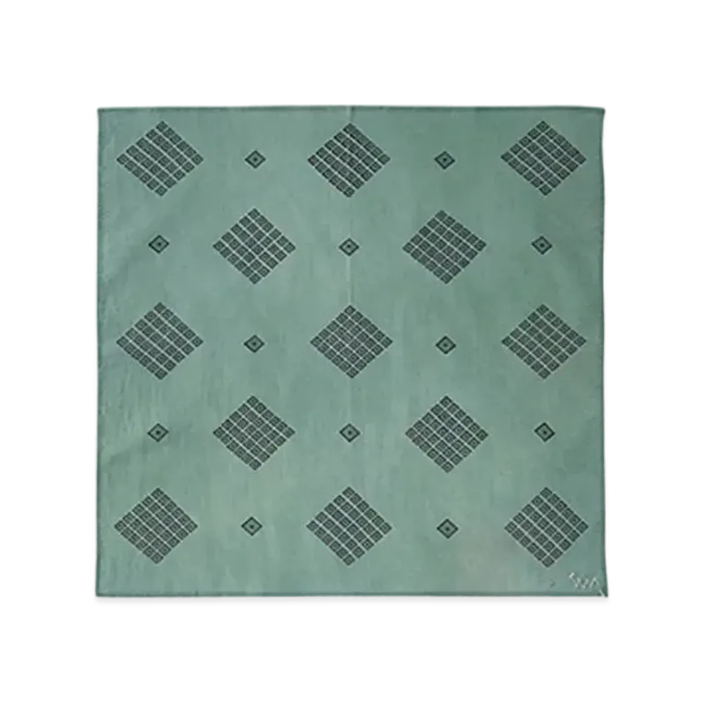 visvim KHADI BANDANA (N.D.) #3 "Green"
