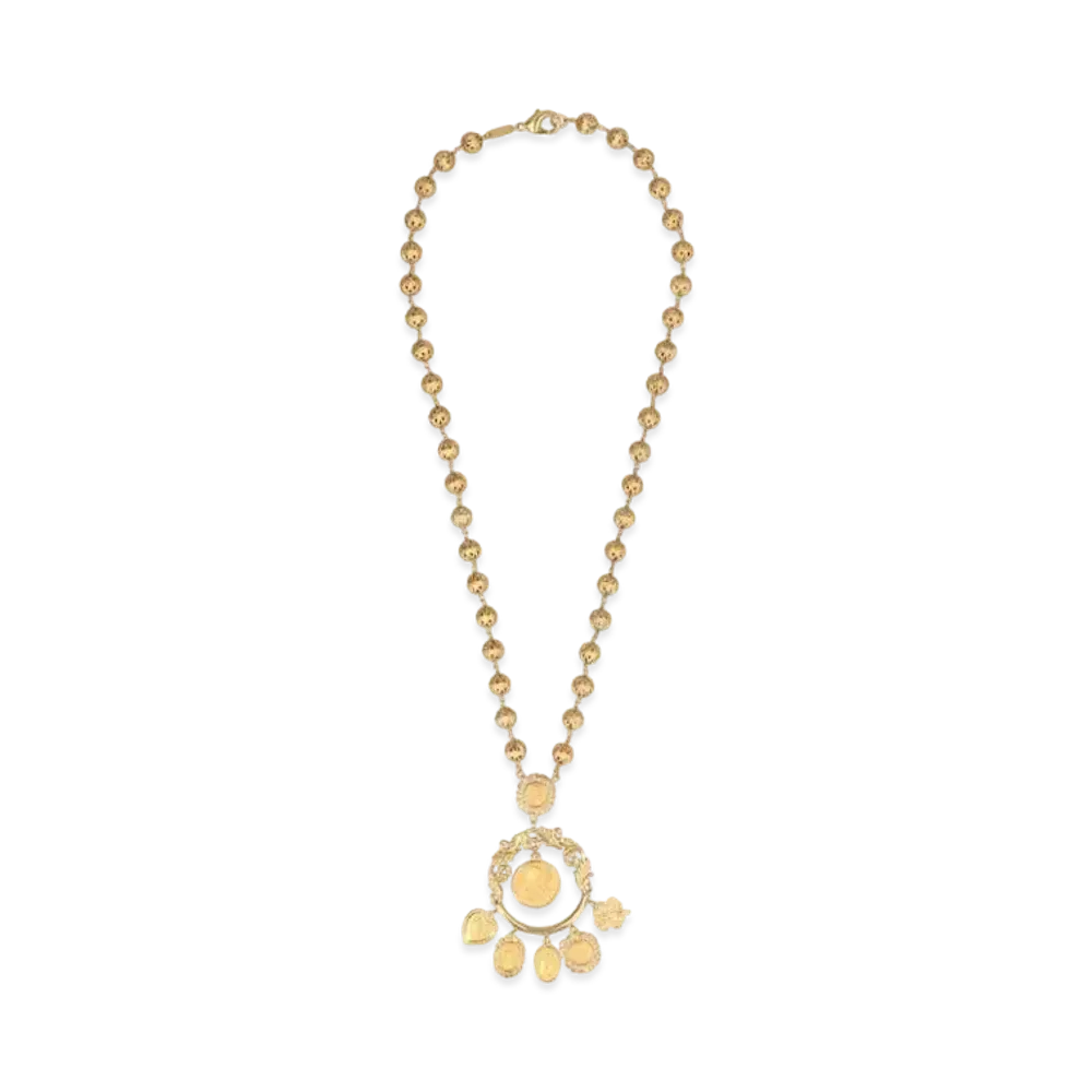 Dolce&Gabbana Long Necklace Decoration Elementz "Gold"