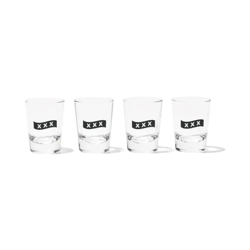 GOD SELECTION XXX Shot Glass (4piece 1pack) "Clear"