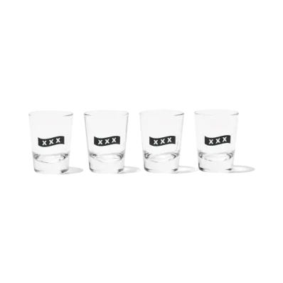 GOD SELECTION XXX Shot Glass (4piece 1pack) "Clear"