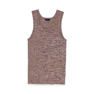 PRADA Cotton Tank Top "Light Beige"