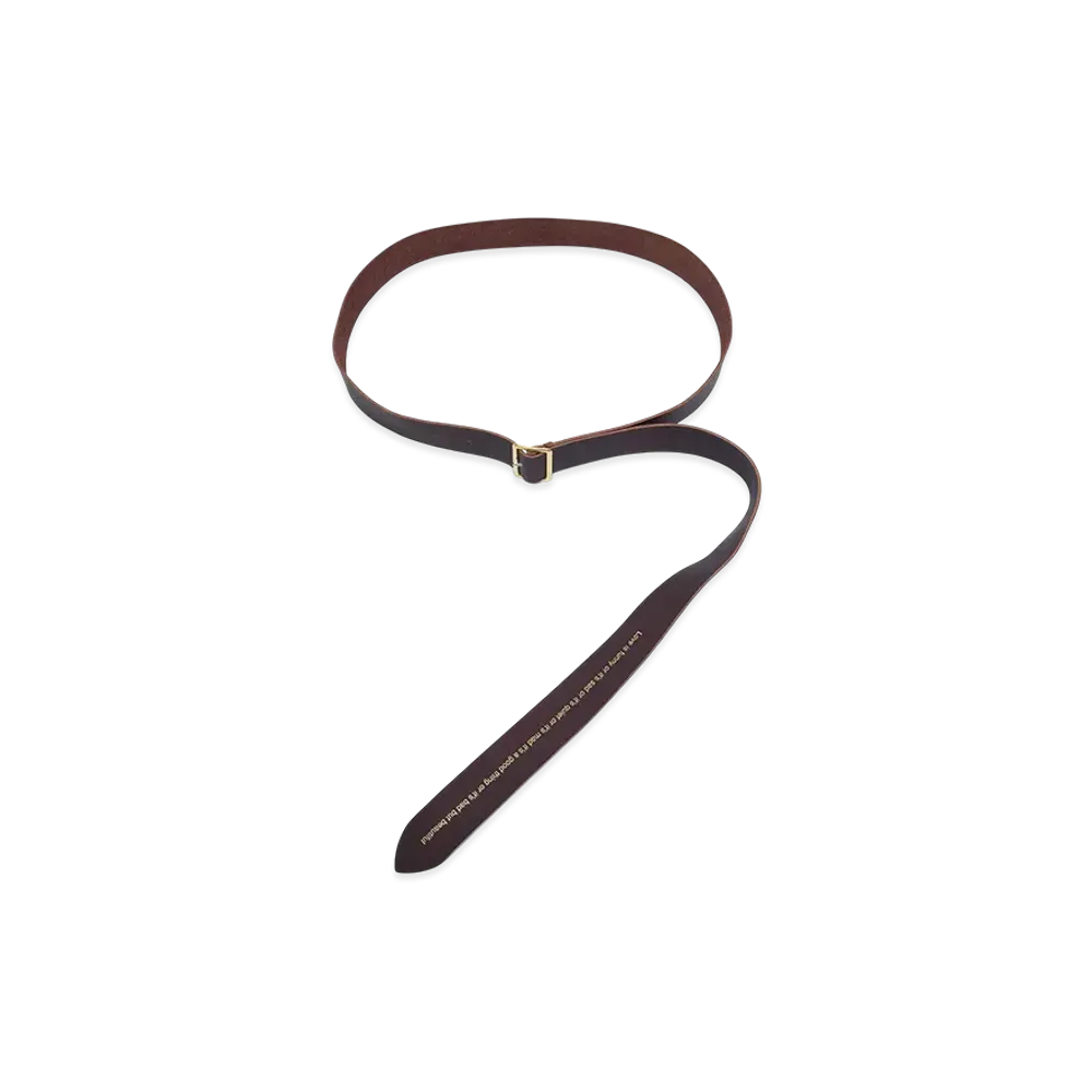 UNDERCOVER Cowhide Leather Belt "Dark Brown"