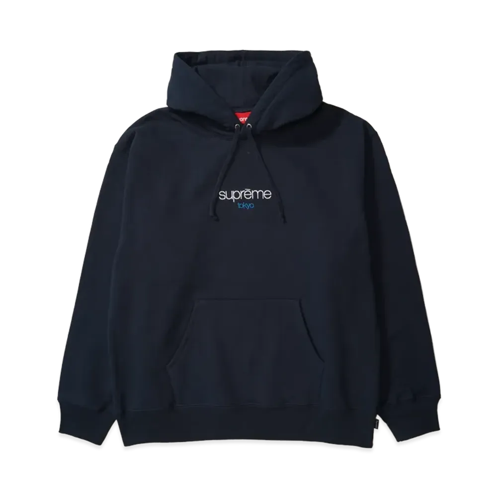 Supreme Classic Logo Shop Hooded Sweatshirt (Tokyo) 