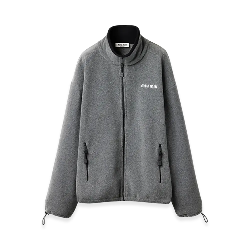 MIU MIU Women's Fleece Sweatshirt "Grey"