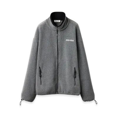 MIU MIU Women's Fleece Sweatshirt "Grey"
