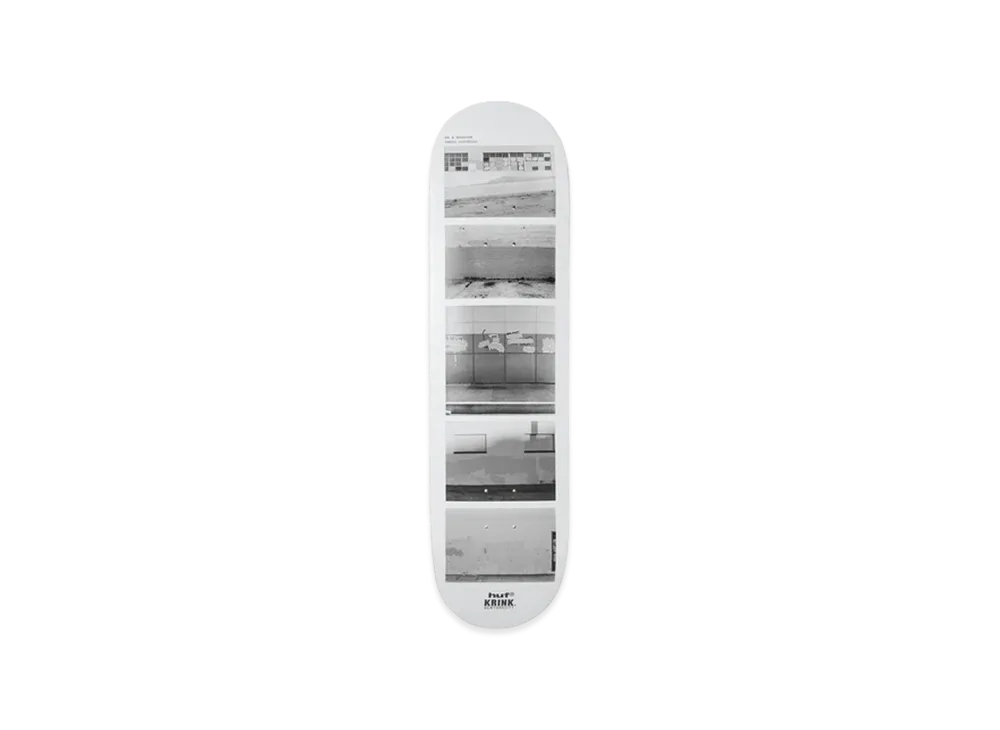 HUF x KRINK Skate Deck "White"