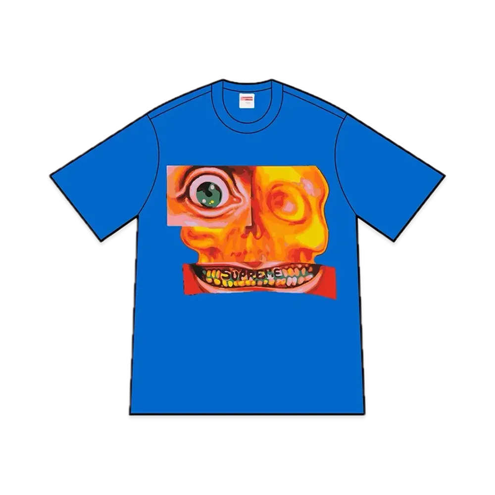 シュプリーム フェイス Tシャツ "ロイヤル"