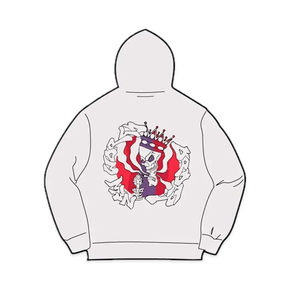 Supreme New World Order Hooded Sweatshirt "Ash Grey"