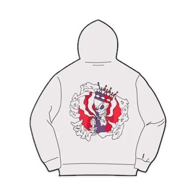 Supreme New World Order Hooded Sweatshirt "Ash Grey"