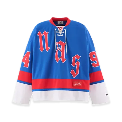 SAINT Mxxxxxx x Nas Game Shirt "Blue"