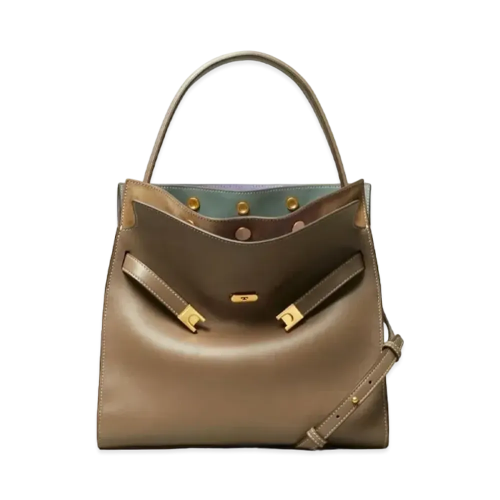Tory Burch Lee Radziwill Double Bag "Clam Shell"