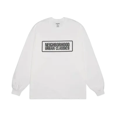 NEIGHBORHOOD NH Tee-3 LS . CO "White"