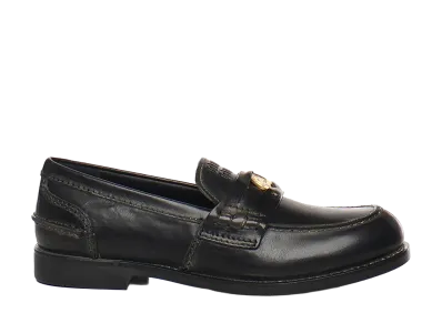 MIU MIU Women's Leather Loafers "Black"
