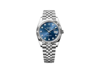 ROLEX Sky-Dweller Oystersteel & White Gold "Blue"