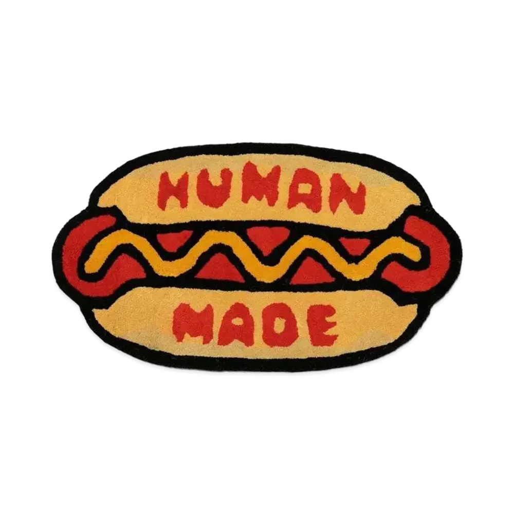 HUMAN MADE HOT DOG RUG LARGE "Yellow"