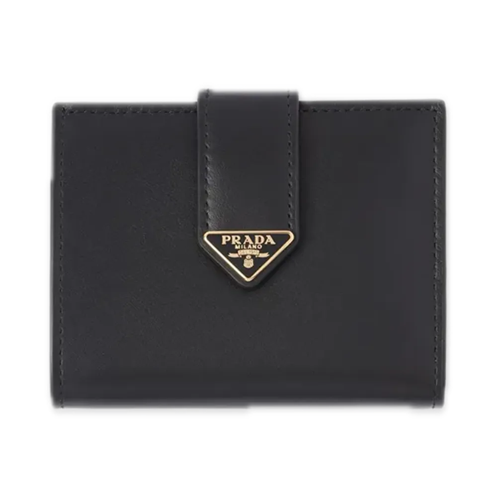 PRADA City Calf Tab Wallet "Black"